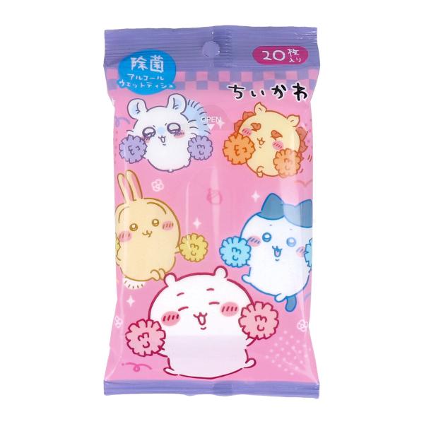 除菌アルコールウェットティッシュ ダイレイ ちいかわ 20枚入り X10パック 爆買