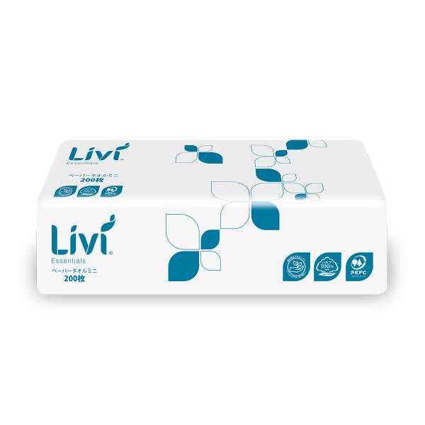 ペーパータオル リビィ LIVI ペーパータオル ミニ 200枚入りＸ50パック 爆買