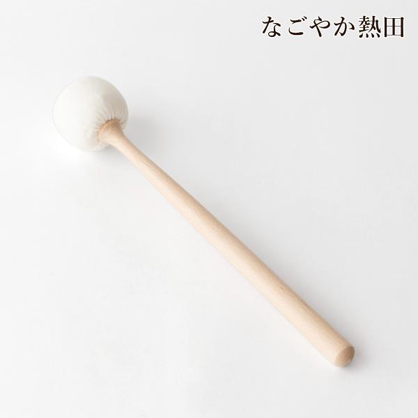 木魚撥 白木 皮巻 7号 木製 シンプル 31センチ 本格的 撥 ばち 木撥 木魚 鳴らす 棒 スティック お経 お寺 在家 国産 仏壇 仏具