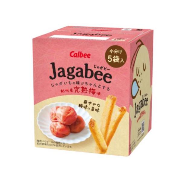 カルビー jagabee ジャガビー 紀州産完熟梅味75ｇ×6箱
