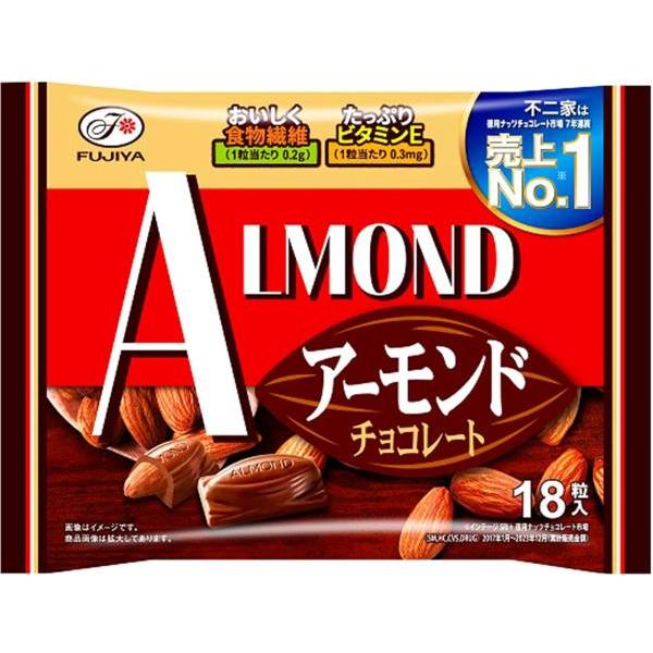 不二家 アーモンドチョコレート 17粒×5袋（クール便）