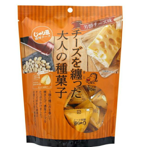 ■名称菓子　じゃり豆 濃厚チーズ味■原材料名種実（ひまわり、かぼちゃ、アーモンド）、寒梅粉ミックス（糯米、澱粉）、小麦粉、砂糖、油脂食品〔食物油脂（大豆を含む）、粉末チーズ、デキストリン〕、チーズフード（ナチュラルチーズ、乳製品、食塩）、粉...