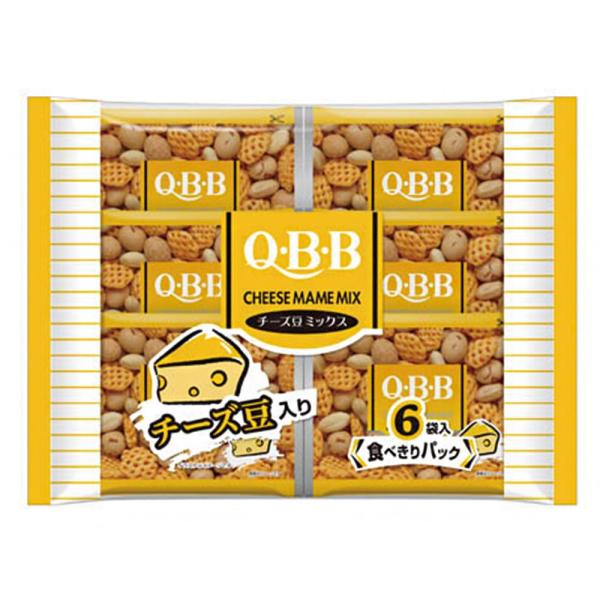 QBB チーズ豆ミックス 6P(108g)×4袋