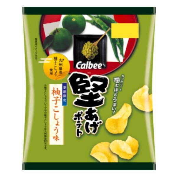 ■商品の説明開けた瞬間華やかに香るゆずと、ピリっと辛い青唐辛子を感じ、隠し味の山椒により後半まで柚子こしょうの風味がしっかりと感じられます。■原材料じゃがいも（国産又はアメリカ）、植物油、食塩、柚子こしょうフレーク、デキストリン、砂糖、でん...