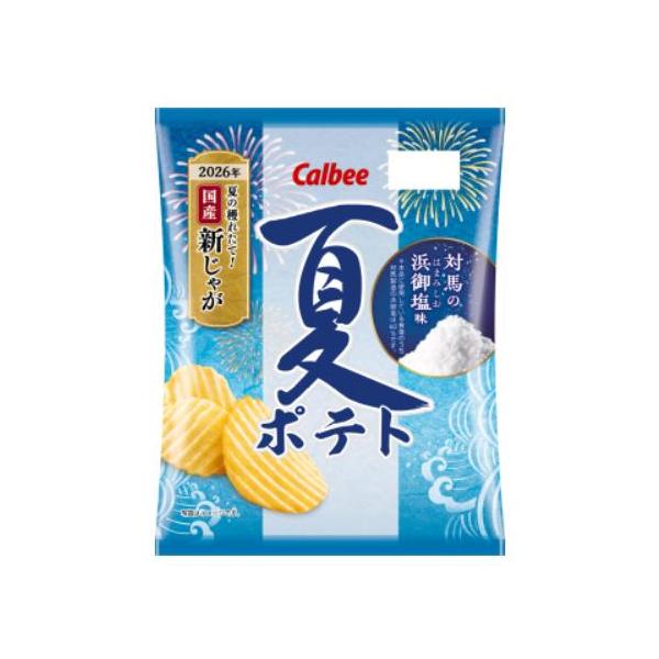 カルビー 夏ポテト 対馬の浜御塩味 60g×12袋　　