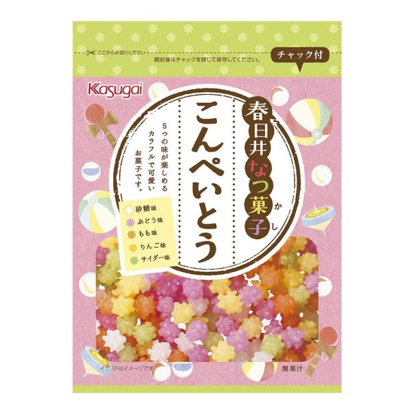 ■商品説明室町時代にポルトガルから伝わった、昔懐かしいカラフルな砂糖菓子です。 5つの味(白:砂糖、オレンジ:桃、黄:林檎、ピンク:葡萄、緑:サイダー)が楽しめます。 合成着色料不使用です。カラフルさを優しい色合いで表現しています。 食べや...