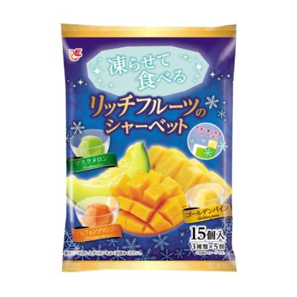 エースベーカリー凍らせて食べるリッチフルーツのシャーベット 20g×15個入り×2袋