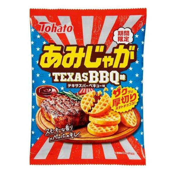 東ハト あみじゃがテキサスＢＢＱ味 51g×12袋