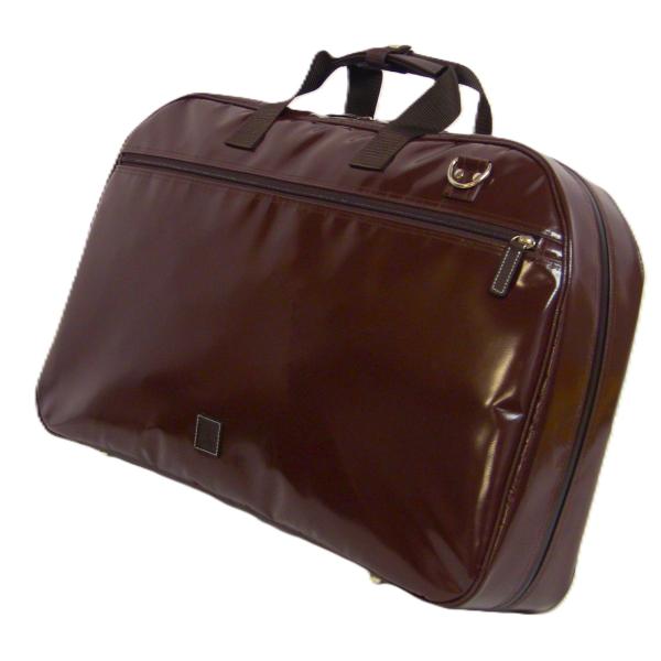 NAHOK(ナホック) 3way リュック対応 アルトフルートブリーフケース＆ガーメント（39cm×62.5cm）「McDormand２/wf」チョコ【ドイツ製完全防水生地×温度調整機能&amp;衝撃吸収素材＋止水ファスナー】Fabric ...