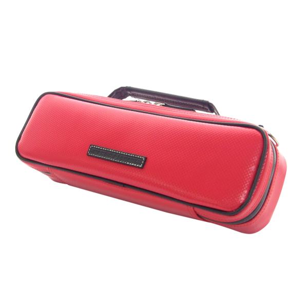 NAHOK (ナホック) ピッコロケースガード「Mancini/wf」 マットスカーレット／黒 【ドイツ製完全防水生地＆特殊温度調整機能＋止水ファスナー】Colorマットスカーレット / 黒本革エンブレムオレンジ系の赤＝緋色＝ヒーローの緋色...