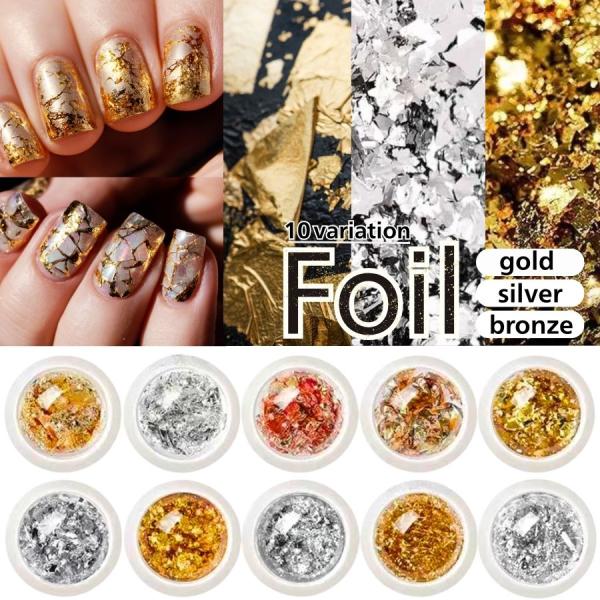 ネイルホイル ホイル ジェルネイル 金箔 銀箔 箔 ネイルパーツ