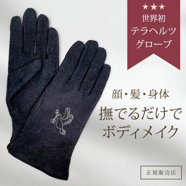 TERAGLOVE テラグローブ テラヘルツ グローブ 手袋 ハンドケア 乾燥 手荒れ 冷え 巡り 冷え対策 手が冷たい ヘアケア フェイスケア ボディケア メール便無料(DM)