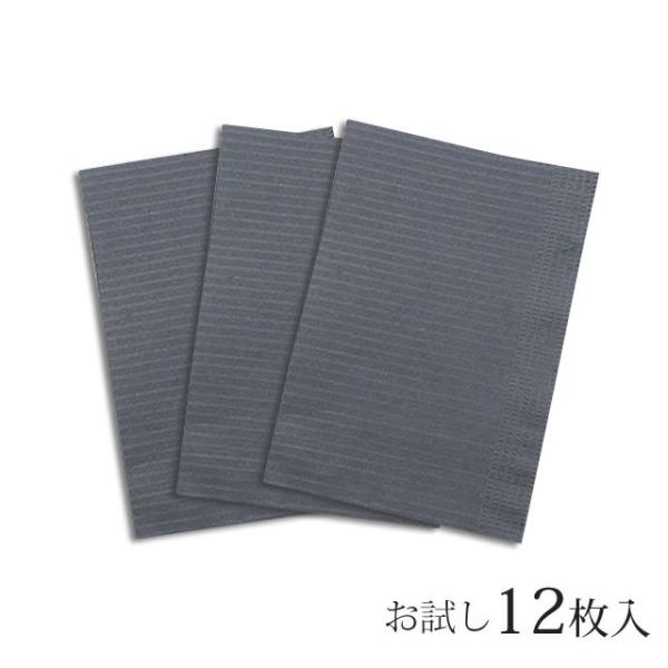 お試し 防水ペーパークロス ブラック 12枚入 《2個までメール便可》