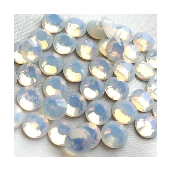 グロス売り】ホワイトオパール 高級ガラスストーン ss4,ss6,ss8,ss10