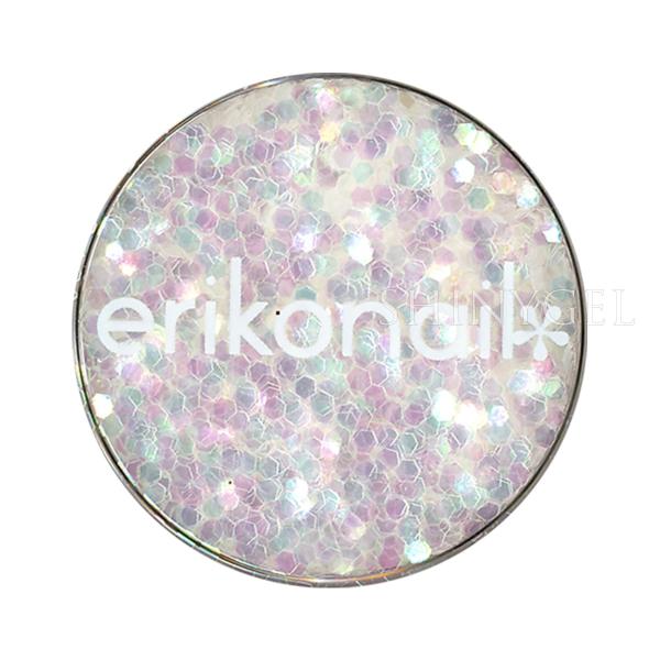 erikonail（エリコネイル）：ジュエリーコレクション／ホワイトオーロラ 六角 S（ERI-88）