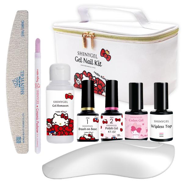 コラボ☆ハローキティ×シャイニージェル】HELLO KITTYジェルネイル