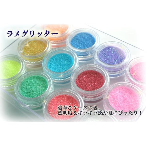 メール便ok ジェルネイル スカルプに ラメグリッタークリア 12色ケース付が780円 Rame Clearpauda ネイル工房 通販 Yahoo ショッピング