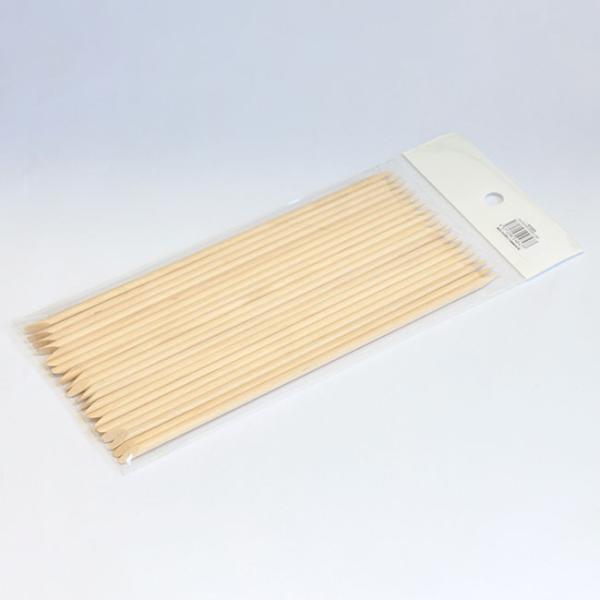 先がポイントになっているウッドスティックです。内容量：20本サイズ：約176mm＜商品ワード＞ジェルネイル オフ 検定