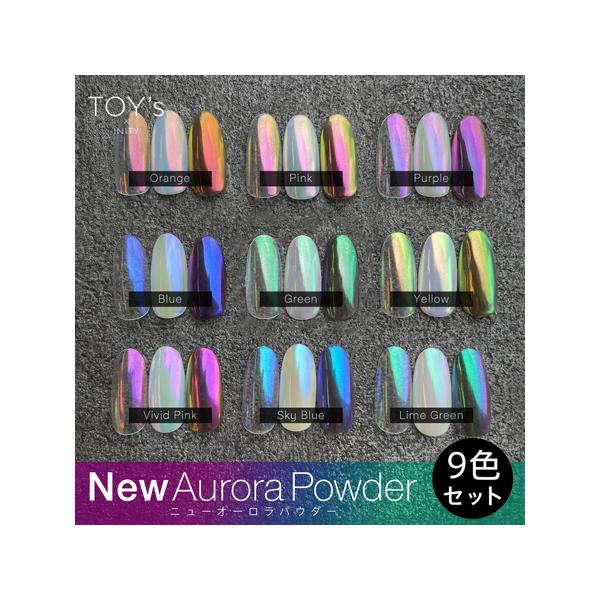 TOY's × INITY ニューオーロラパウダー 9色セット TOY's×INITY