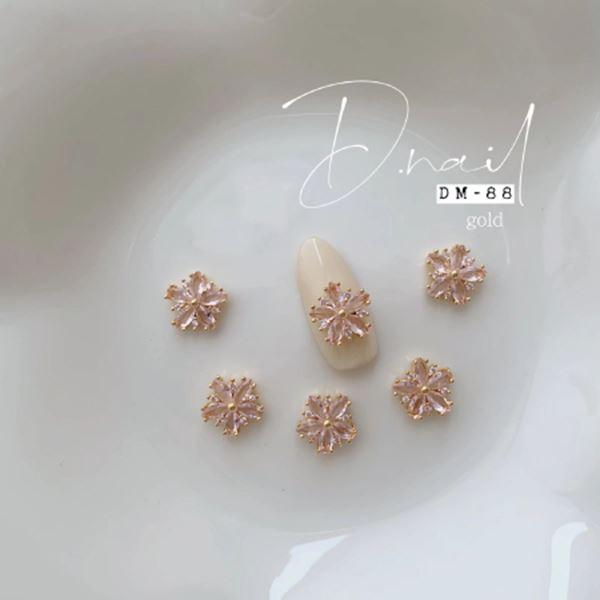 D．nail ジュエリービジューパーツ DM−88 ピンクストーン