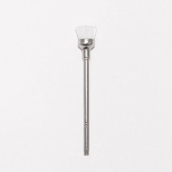 ルーススキンの除去に最適で、ポケットのなかに入った甘皮も優しく取りだすことができます。ブラシ部：横幅７〜８ｍｍ×高さ５ｍｍケア