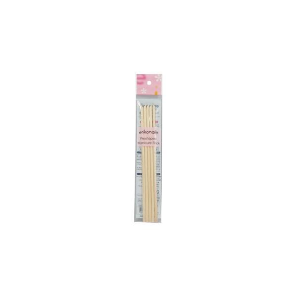 スティック先端のシェイプが、一方はスクエア型、一方はナイフ型になっています。作業によって使い分けられる、便利なプロ仕様のオレンジスティック。【梱包数】 5P長さ約179mm×幅約4mm＜商品ワード＞ジェルネイル オフ