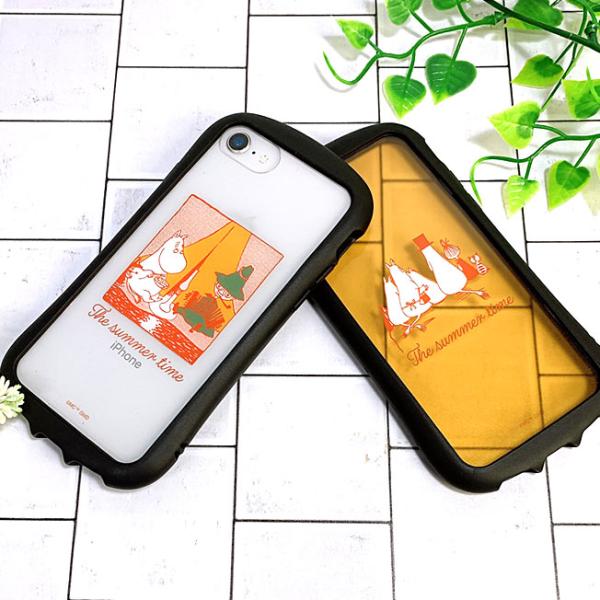 ムーミン The summer time 耐衝撃 ケース カバー ハイブリッド クリアケース スマホケース スマホカバー iPhoneSE 第3世代 第2世代 iPhone8 iPhone7