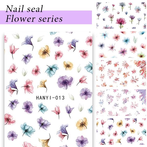 メール便ok 極薄 大判ネイルシール 花柄シリーズ Hanyi Sl6 ネイルワールド 通販 Yahoo ショッピング