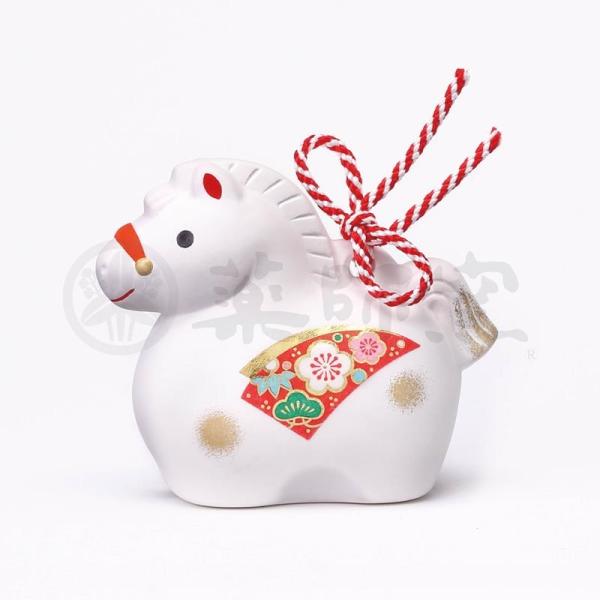 薬師窯 錦彩 招福 寿々 午 土鈴 中 No.43 午年 2026年 令和8年 うま 馬