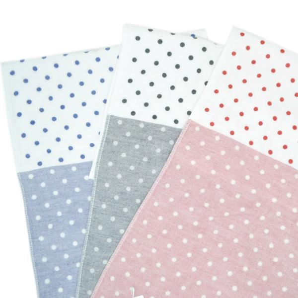 国産今治タオル【ポルカドットシャンブレー　フェイスタオル　シンプルドット（ツートーン）】簡易包装 熨斗無料 今治タオル 送料無料 ご挨拶 内祝い 粗品