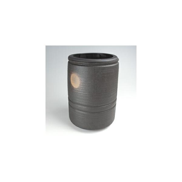 ミニかんすけ匠の陶器の単品販売にはります。焼き色や模様が商品により異なります。陶器：幅90mm×奥80mm×高130mm）※旧型の木枠には入らない場合があります。