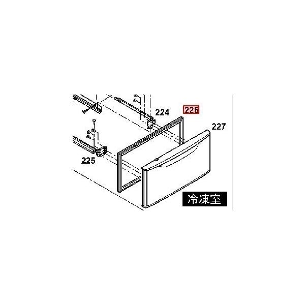Panasonic（パナソニック） 冷蔵庫用冷凍室ドアパッキン CNRAD-347360