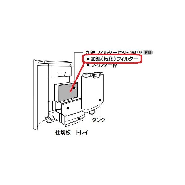 三菱（MITSUBISHI） 三菱電機 加湿機用気化フィルター MAPR-862KFT