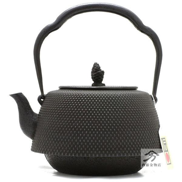 未使用品南部岩鋳造18型平アラレ南部鉄瓶南部鉄器鉄瓶