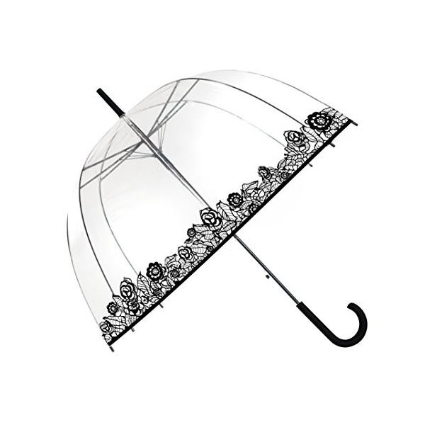 Smartbulle 高価値 フランスのブランド 透明な傘 長傘 ジャンプ傘 おしゃれ 女用 バブルアンブレラ 高強度グラスファイバー採用 ドーム型 梅雨対策