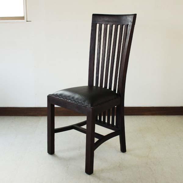 受注生産品 バレロチェア balello chair アンティークウォッシュダークブラウン チーク無垢材 木製 チェア 椅子 送料無料 納期約４ヶ月