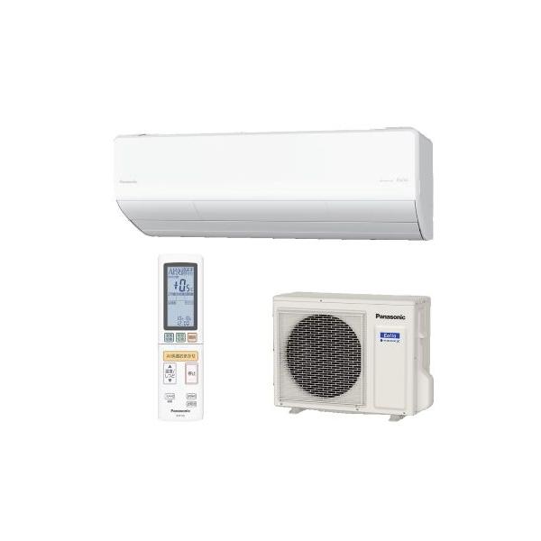 Panasonic インバーター冷暖房除湿タイプ ルームエアコン CS-UX566D2-W