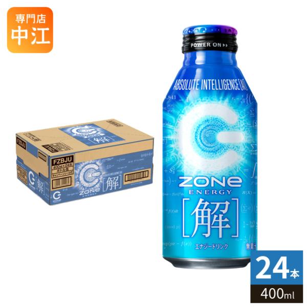 ZONe ZONeシール付き サントリー ZONe ENERGY 解 400ml ボトル缶 24本