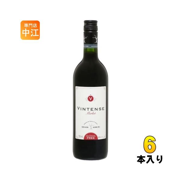 湘南貿易 ヴィンテンス メルロー (赤) 750ml 瓶 6本入 ノンアルコールドリンク ノンアルコール飲料
