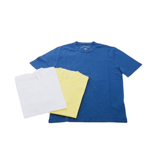 FEDELI フェデーリ Tシャツ クルーネック ガーメントダイ オーガニック 