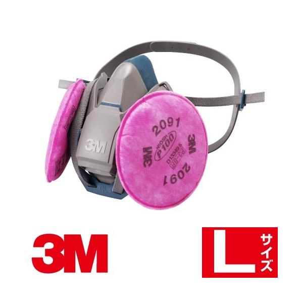 3M 取替え式 防じんマスク 6000／2091-RL3 Mサイズ6個 Amazon | 3M 取替え式防じんマスクM 6000F/2091-RL3 | 吸収缶
