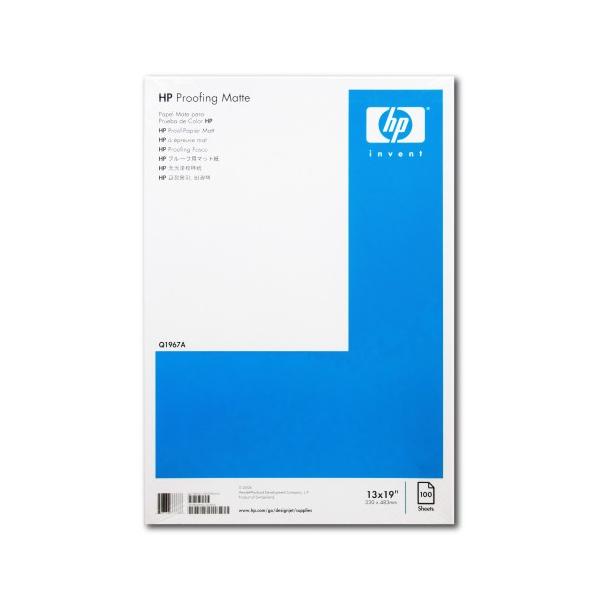 Q1967A HP v[tp}bg (Proofing Matte) A3+/330 x 483 mm (13 x 19 in) 100