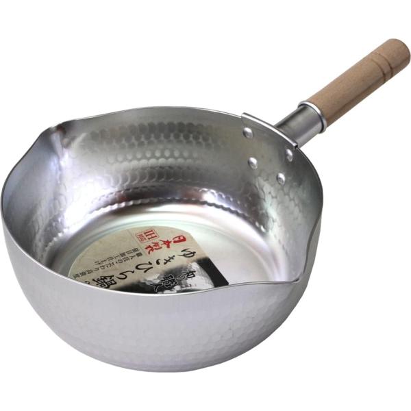 【24cm】【IH対応】 和の職人　ゆきひら鍋　２４ｃｍ　谷口金属 【日本製】 ガス火兼用　深型　槌目　雪平鍋　鍋　片手