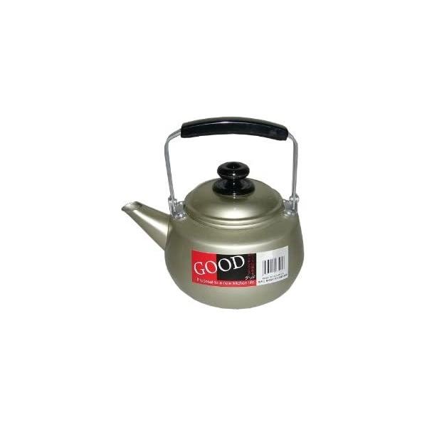 【１L】 GOODケットル　前川金属　1.0L　ガス火専用　小さいサイズ　レトロなケトル(やかん)です