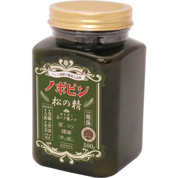 【日本製】 紀陽除虫菊　薬用　入浴剤　ノボピン　松の精　５００ｇ