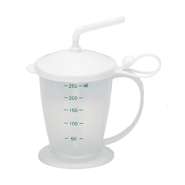 日本製　５個セット　安定ストローコップ　300ml　小森樹脂　ストローマグ　介護用　高齢者　安定コップ