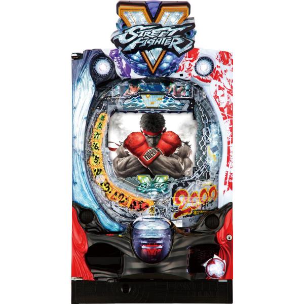 パチンコ ストリートファイター5 実機 ジャンク 現状品 藤商事 PストリートファイターV 中古パチンコ実機 [枠名：クリスタル