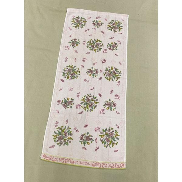 <新品未使用品>MINTON 花柄 タオルケット 140cm x 200cm 花柄 ガーゼケット タオルケット シングル タオル地 両面用 吸湿