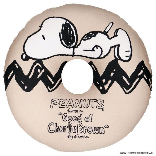 スヌーピー Peanuts 円座クッション Sn ねそべり 円座 丸 枕 ベージュ グッズ の価格推移 サープラ