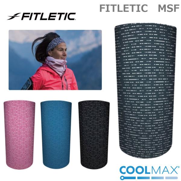 フィットレティック FITLETIC　MSF マルチスカーフ MOR01 MOR04 MOR08 MOR09 COOLMAX フェイスガード・ヘッドバンド・ネックウォーマー・ハット ・ネコポス送料無料/ラン/ジョグ/登山/自転車/バイク/ス...